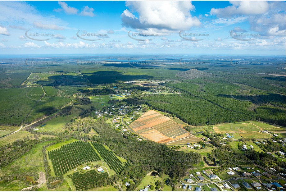 Aerial Photo Glass House Mountains QLD Aerial Photography