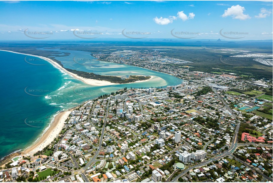 Aerial Photo Kings Beach QLD Aerial Photography