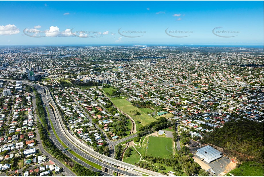 Aerial Photo Greenslopes QLD Aerial Photography