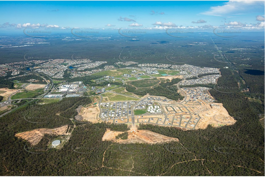 High Altitude Aerial Photo Spring Mountain & Springfield Central QLD Aerial Photography