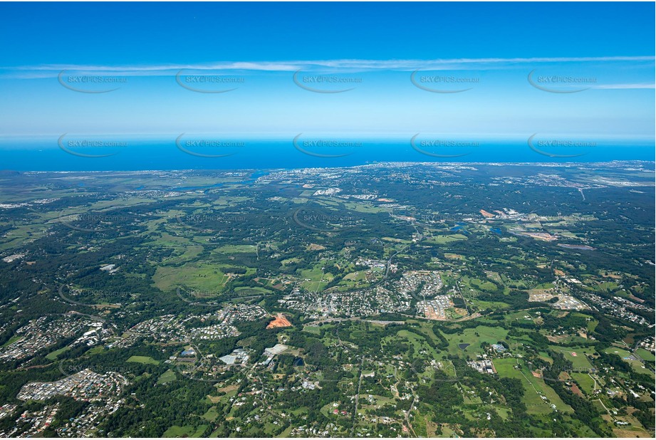 High Altitude Aerial Photo Woombye QLD Aerial Photography