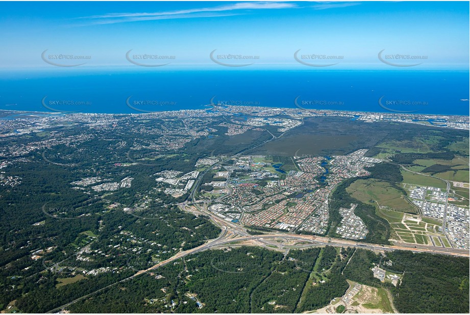 High Altitude Aerial Photo Sippy Downs QLD Aerial Photography