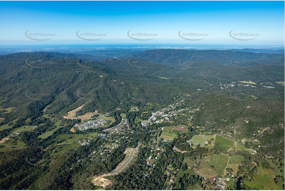 High Altitude Aerial Photo Canungra QLD Aerial Photography