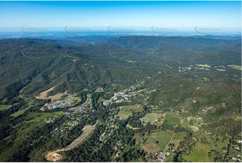 High Altitude Aerial Photo Canungra QLD Aerial Photography