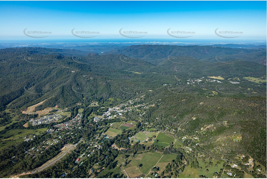 High Altitude Aerial Photo Canungra QLD Aerial Photography