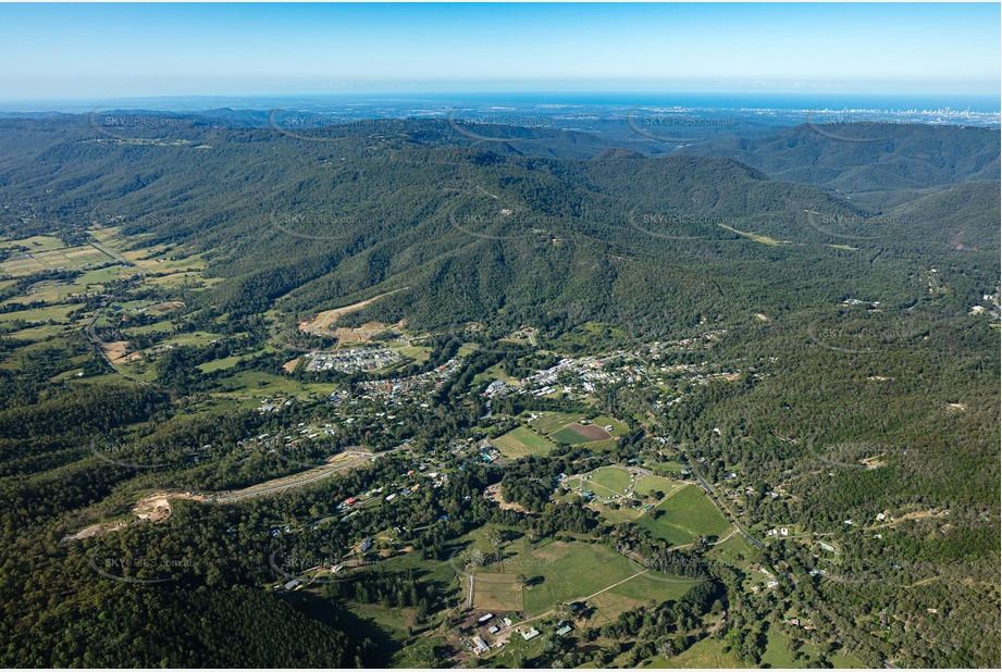 High Altitude Aerial Photo Canungra QLD Aerial Photography