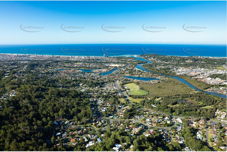 Aerial Photo Currumbin Waters QLD Aerial Photography