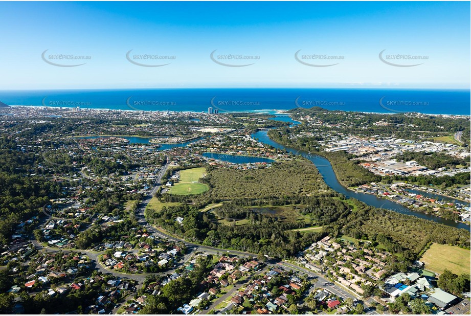 Aerial Photo Currumbin Waters QLD Aerial Photography