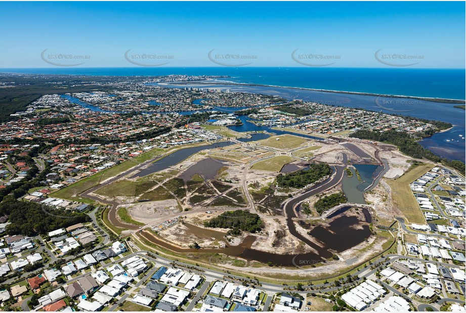 Aerial Photo Pelican Waters QLD Aerial Photography