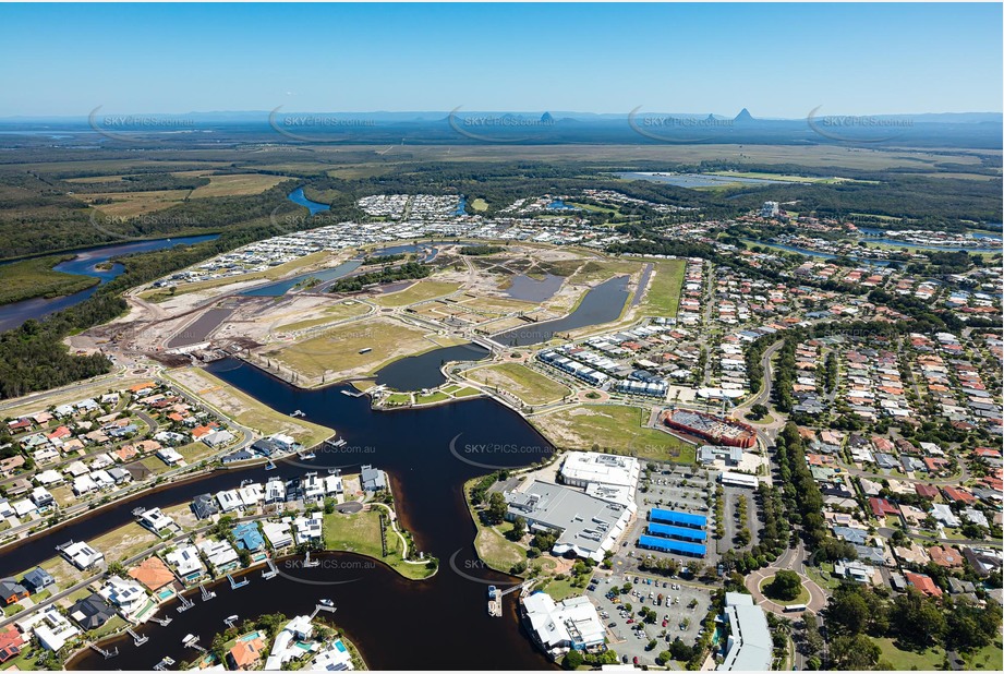 Aerial Photo Pelican Waters QLD Aerial Photography