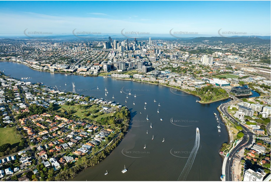 Aerial Photo Bulimba QLD Aerial Photography