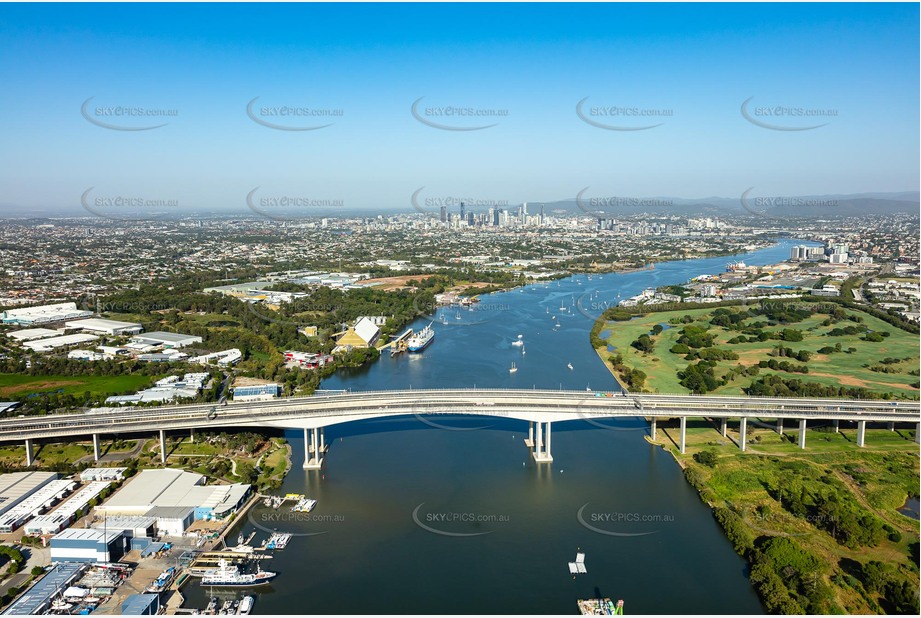 Gateway Bridge Murarrie QLD Aerial Photography