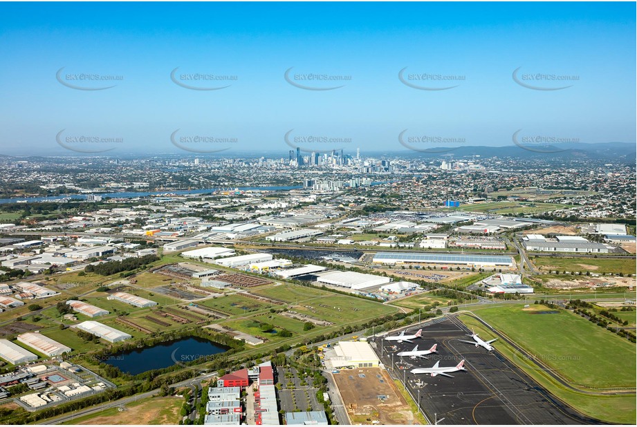 Aerial Photo Brisbane Airport QLD Aerial Photography