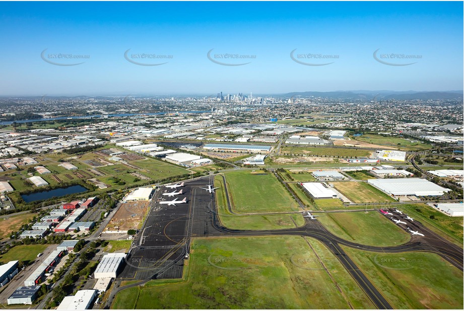 Aerial Photo Brisbane Airport QLD Aerial Photography