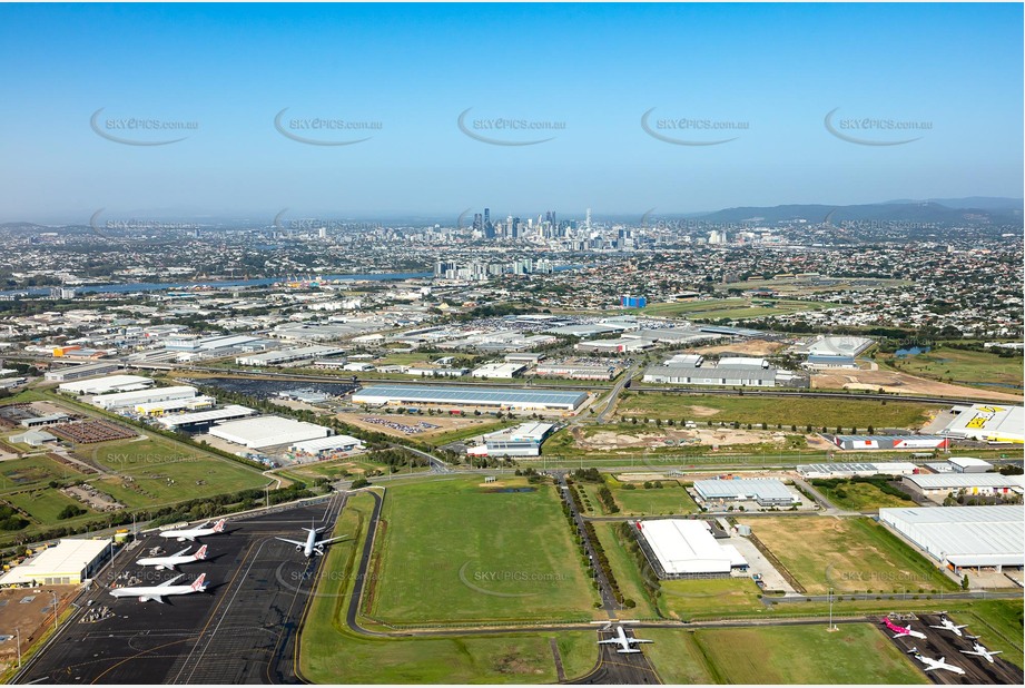 Aerial Photo Brisbane Airport QLD Aerial Photography