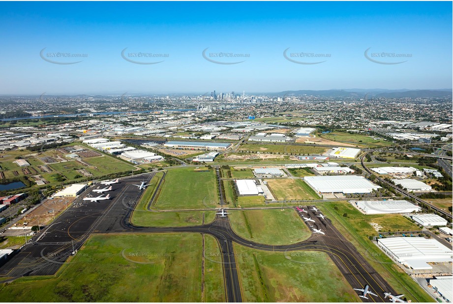 Aerial Photo Brisbane Airport QLD Aerial Photography