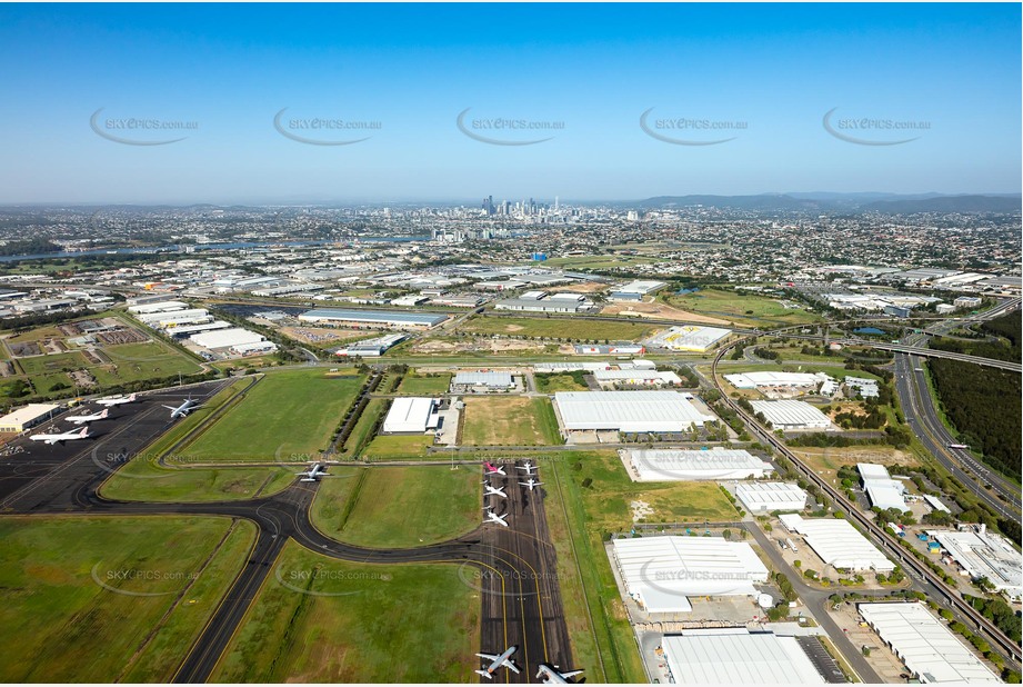 Aerial Photo Brisbane Airport QLD Aerial Photography