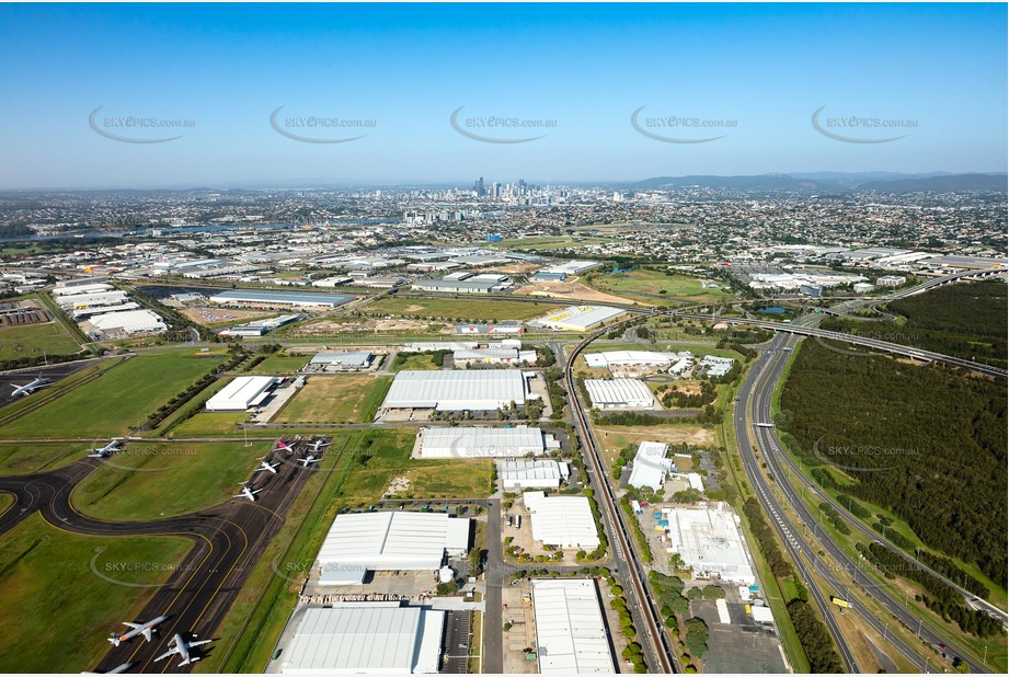 Aerial Photo Brisbane Airport Aerial Photography