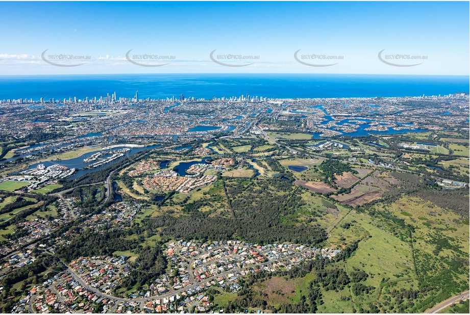 Aerial Photo Carrara QLD Aerial Photography