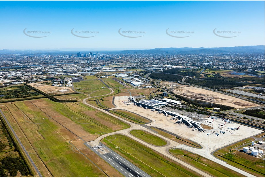 Aerial Photo Brisbane Airport QLD Aerial Photography