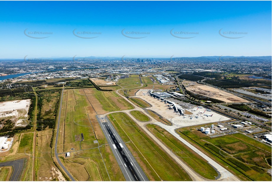 Aerial Photo Brisbane Airport QLD Aerial Photography