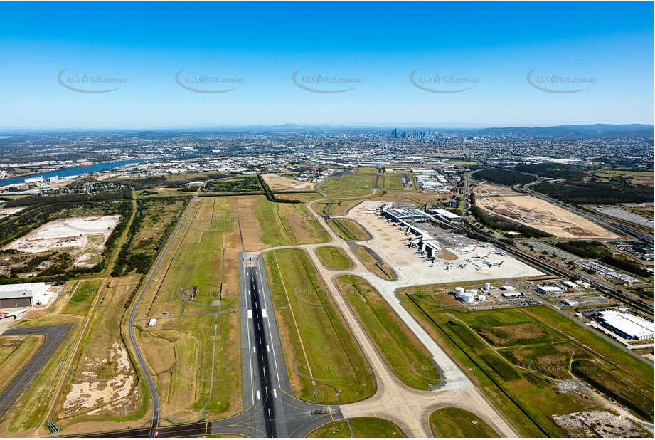 Aerial Photo Brisbane Airport QLD Aerial Photography