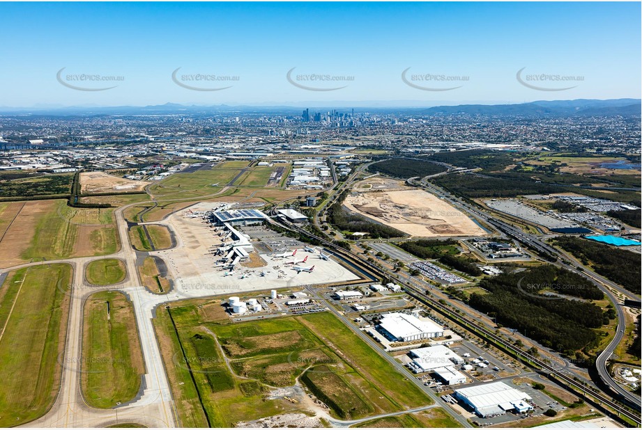 Aerial Photo Brisbane Airport Aerial Photography