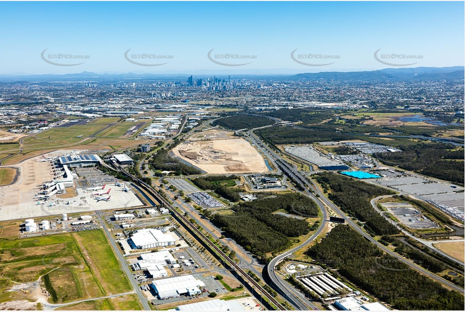 Aerial Photo Brisbane Airport QLD Aerial Photography