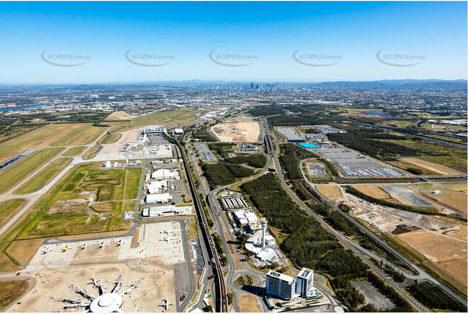 Aerial Photo Brisbane Airport QLD Aerial Photography