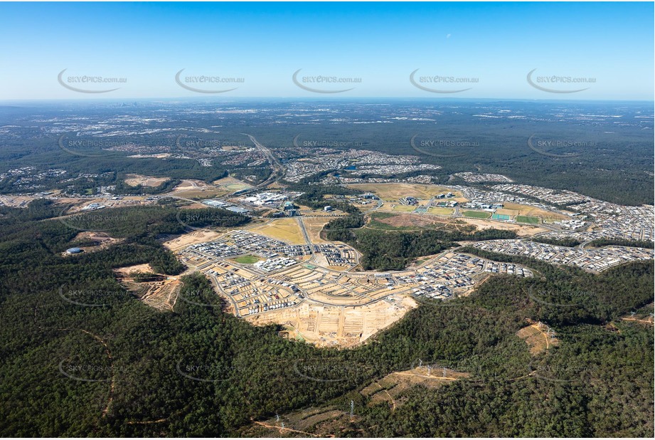 High Altitude Aerial Photo Spring Mountain QLD Aerial Photography