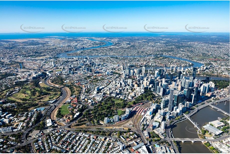 Aerial Photo Brisbane City QLD Aerial Photography