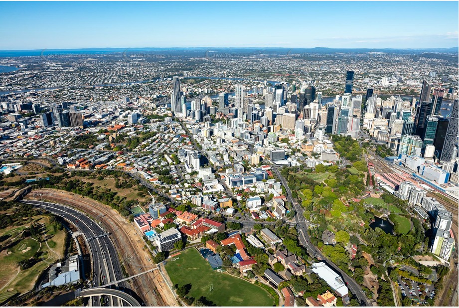 Aerial Photo Spring Hill QLD Aerial Photography