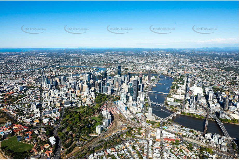 Aerial Photo Brisbane City QLD Aerial Photography