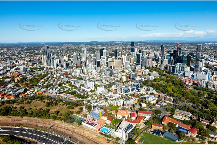 Aerial Photo Spring Hill QLD Aerial Photography