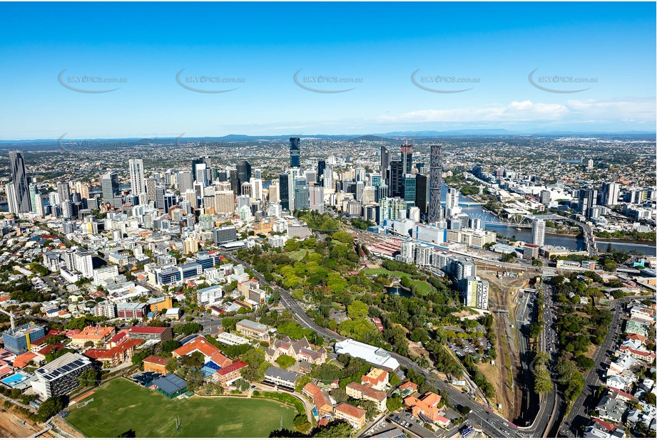 Aerial Photo Brisbane City QLD Aerial Photography