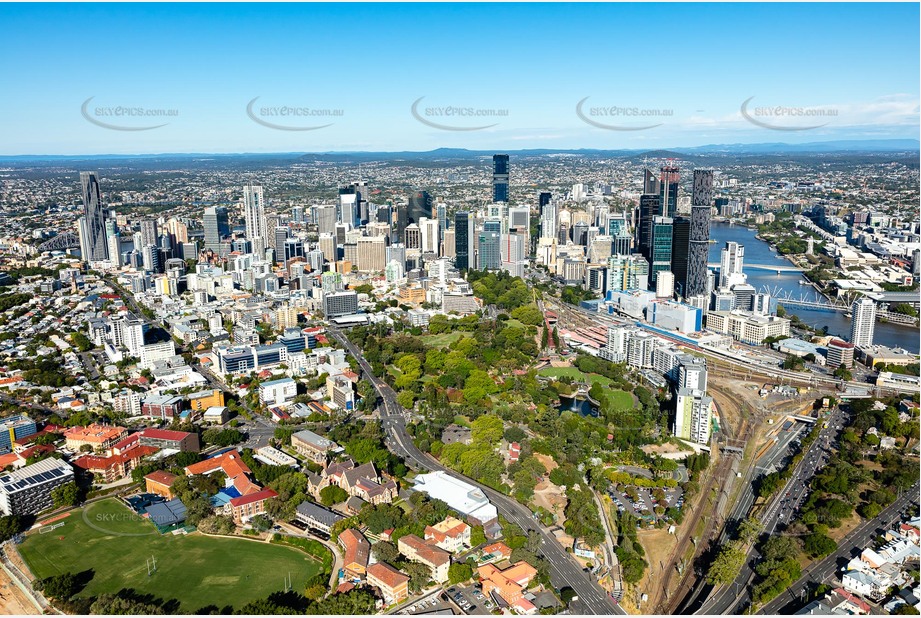 Aerial Photo Brisbane City QLD Aerial Photography