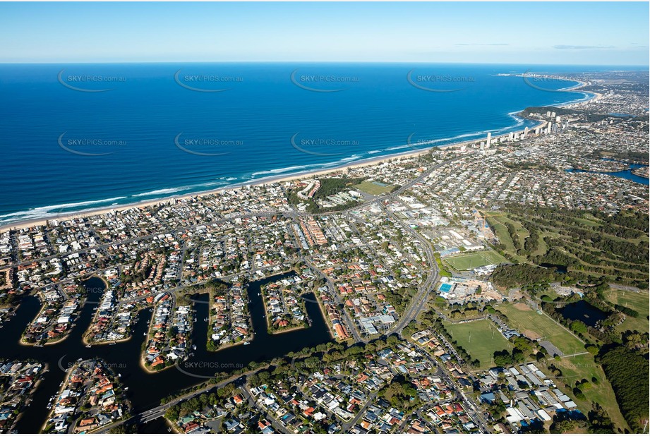 Aerial Photo Mermaid Waters QLD Aerial Photography