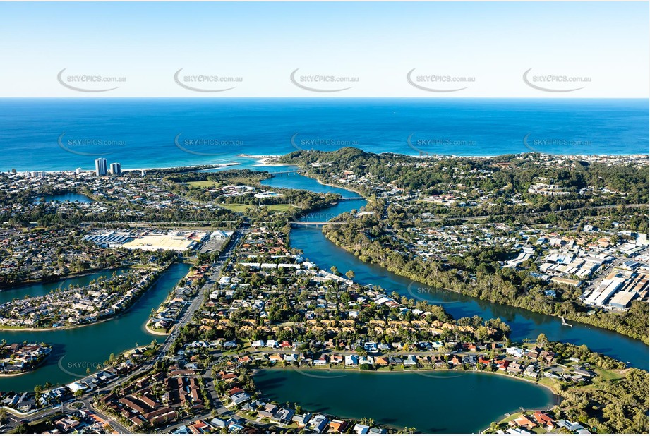 Aerial Photo Currumbin Waters QLD Aerial Photography