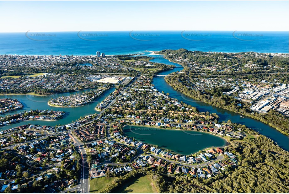 Aerial Photo Currumbin Waters QLD Aerial Photography