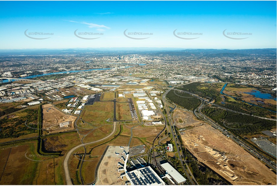 Aerial Photo Brisbane Airport QLD Aerial Photography