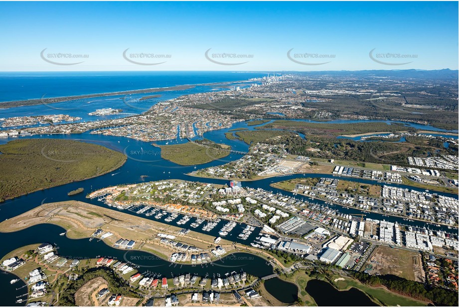 Aerial Photo Hope Island QLD Aerial Photography