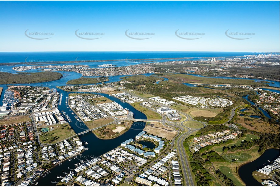 Aerial Photo Hope Island QLD Aerial Photography