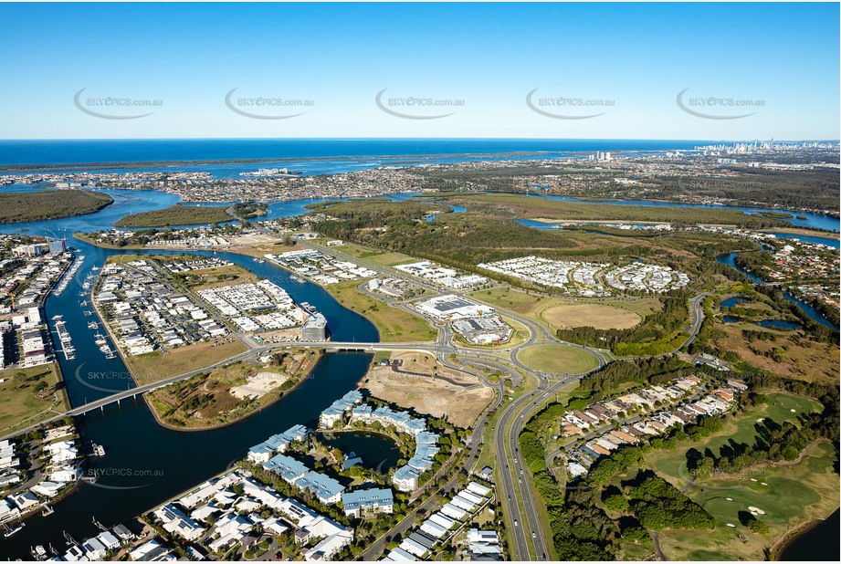 Aerial Photo Hope Island QLD Aerial Photography
