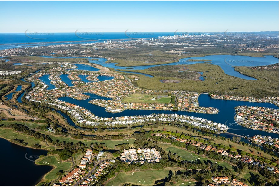Aerial Photo Hope Island QLD Aerial Photography