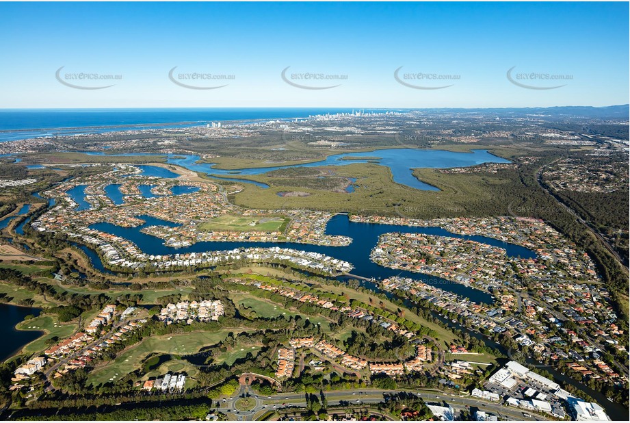 Aerial Photo Hope Island QLD Aerial Photography