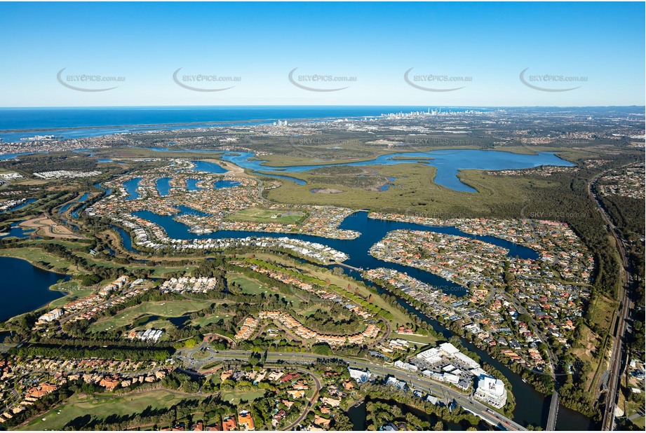 Aerial Photo Hope Island QLD Aerial Photography