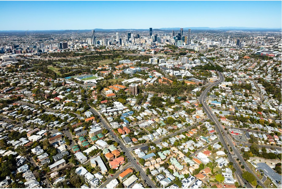Aerial Photo Kelvin Grove QLD Aerial Photography