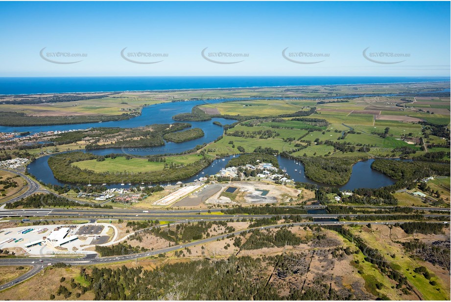 Aerial Photo West Ballina NSW Aerial Photography