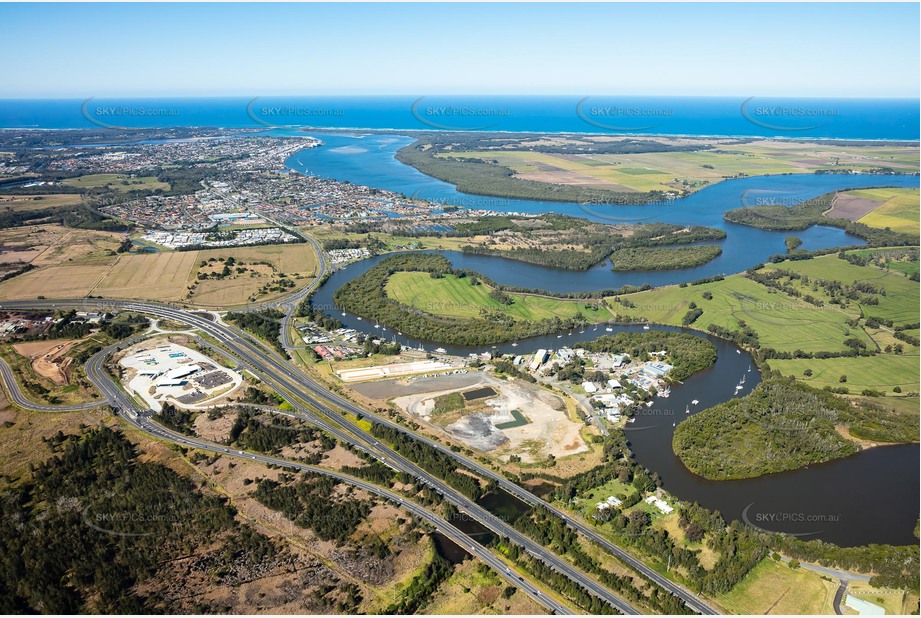 Aerial Photo West Ballina NSW Aerial Photography