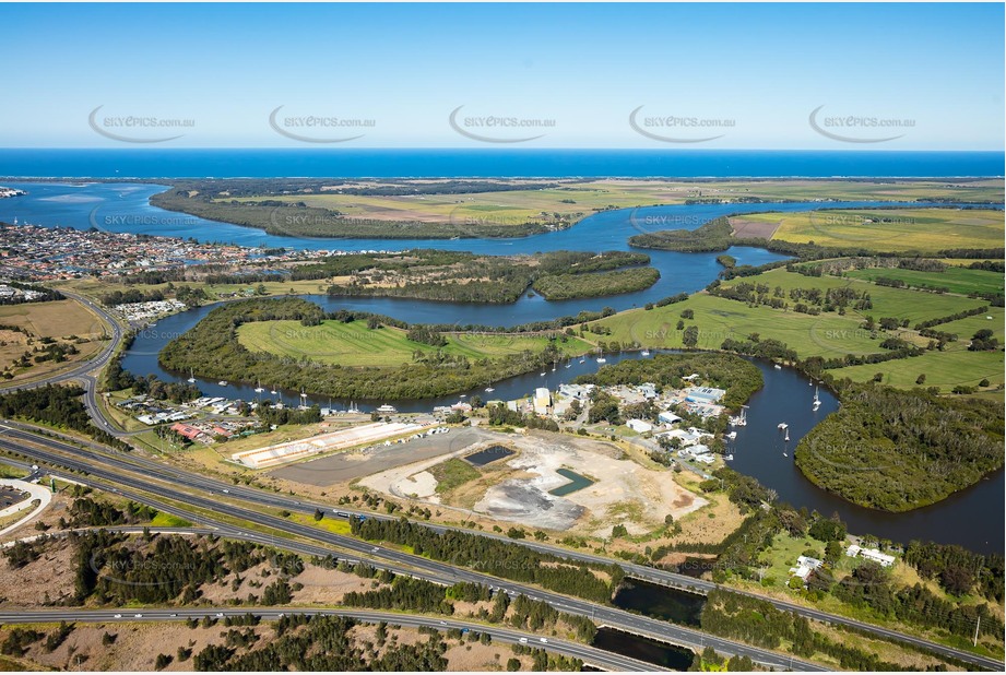 Aerial Photo West Ballina NSW Aerial Photography